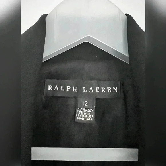 Ralph Lauren Black Label Black sleeveless vest wool dress with buckle NWT $898 - Picture 2 of 4